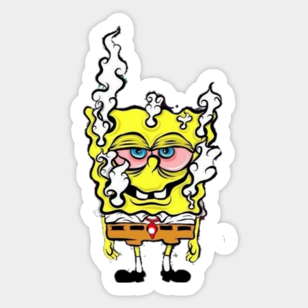 Bob Sponge is stone ! Sticker by Ulr97